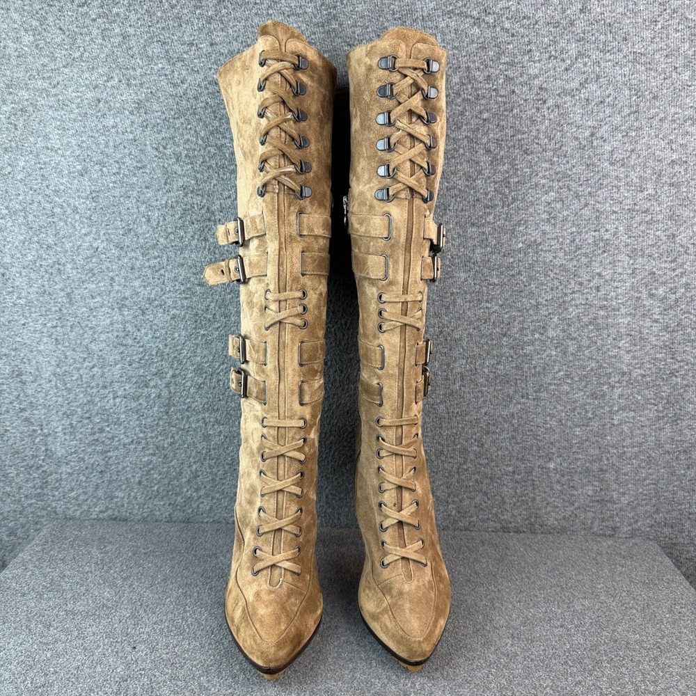 Le Silla All Leather Stiletto Corset Boot Size EU40|US9.5-10 - Picture 10 of 16